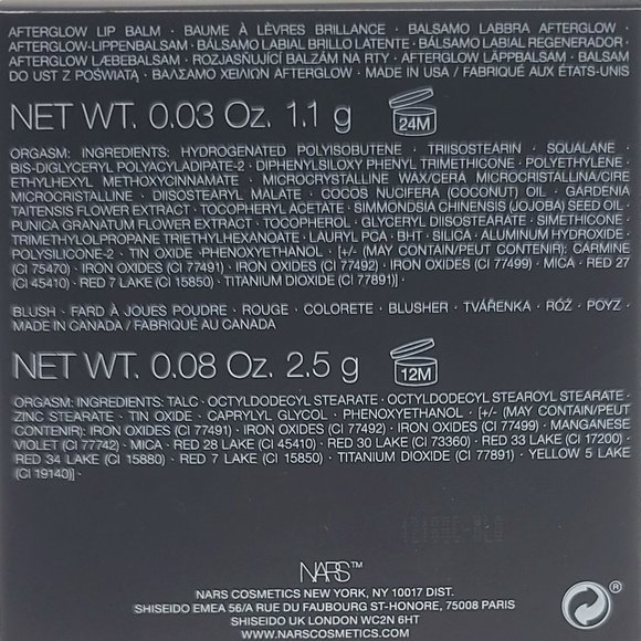 NIB ✅ NARS Summer Orgasm Mini Duo (Afterglow Lip & Orgasm Blush) ✨ NEW IN BOX - Picture 9 of 9